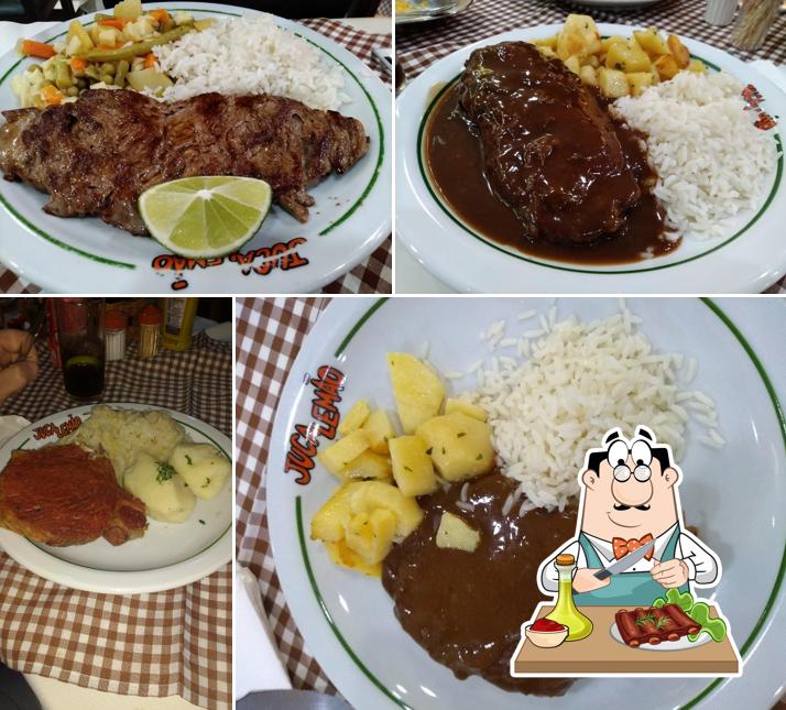 Prove refeições de carne no Jucalemão Bar E Restaurante