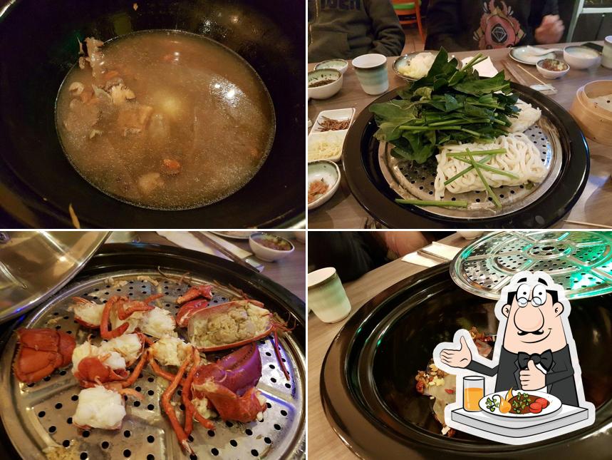Food at Lei Yue Mun Steam Hot Pot