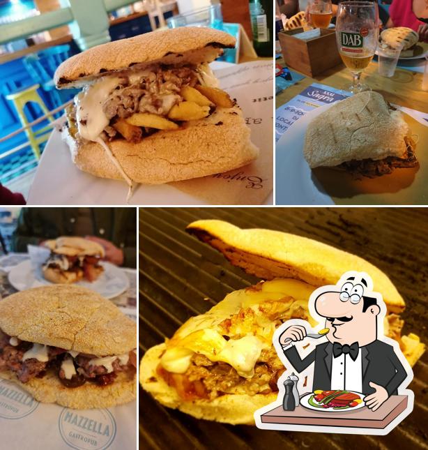 Panino con maiale stirato al Mazzella Gastropub