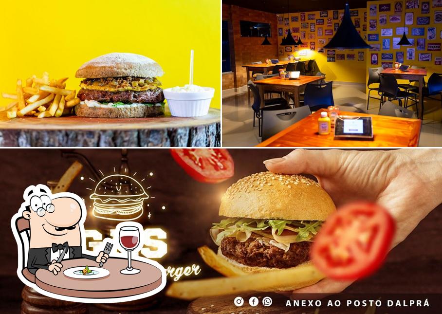 Gas Station Burger restaurant, Brazil - Restaurant menu