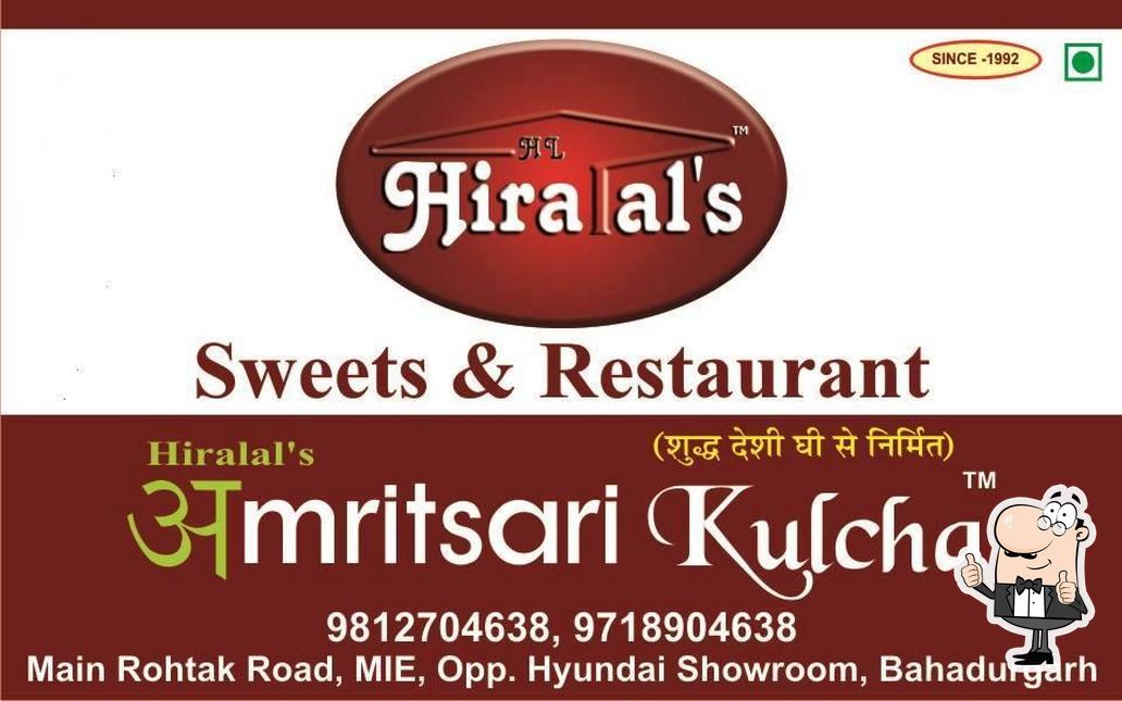 See this image of Hiralal Amritsari Kulcha