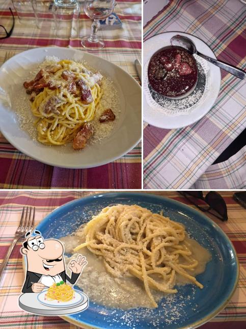 Spaghetti alla carbonara al Il Sorpasso