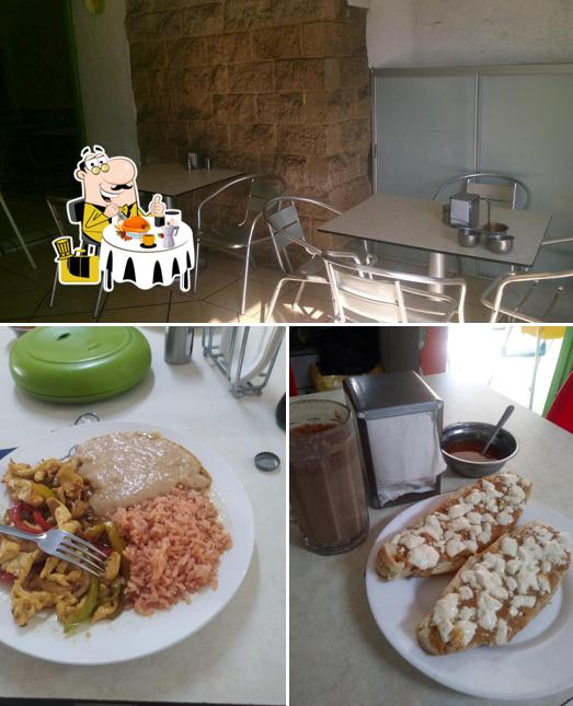 The photo of food and interior at Tacos de Barbacoa Josephine