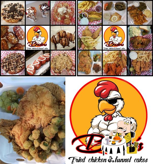 Buster’s Fried Chicken and Funnel Cakes in Longview Restaurant menu