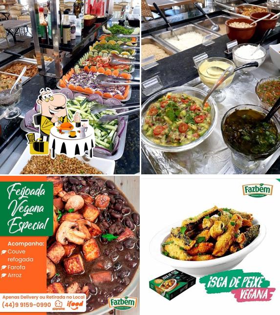 Platos en FazBem Restaurante Vegano