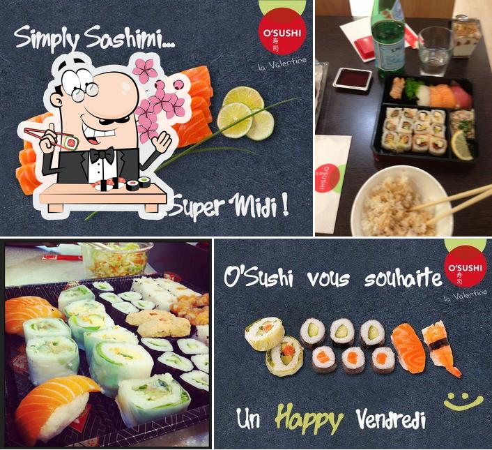 Choisissez de nombreuses options de sushi