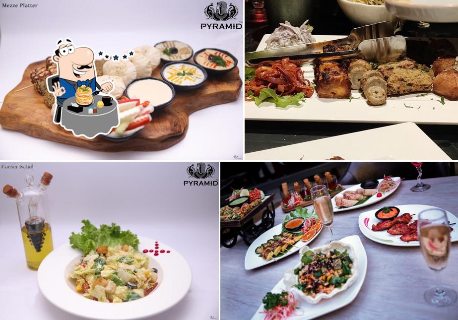 Food at Pyramid Karnal Cafe Lounge Bar Microbrewery Nightclub Sky bar Restaurant