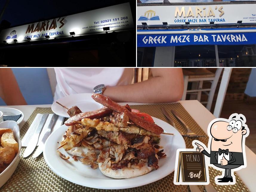 See the pic of Maria's Greek Taverna