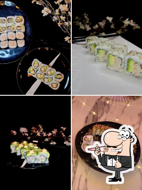 Les sushi sont offerts par Sakura Sushi