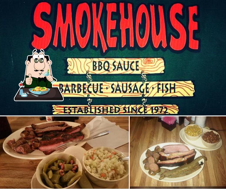 Food at Smokehouse BBQ