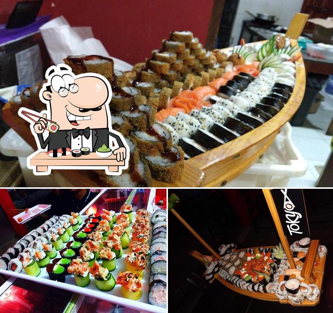 Presenteie-se com sushi no Tokyo temakeria