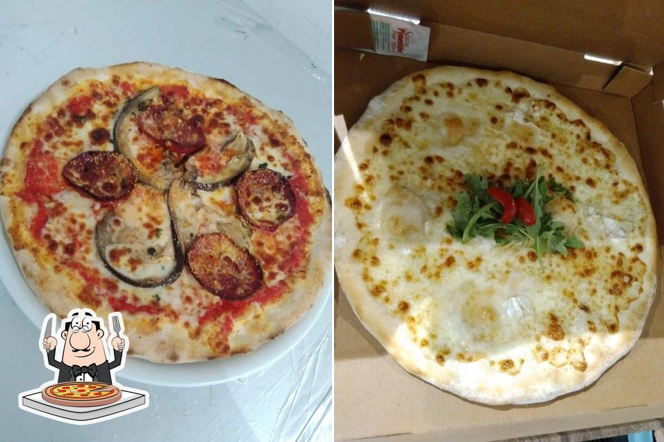 Prenez différents genres de pizzas