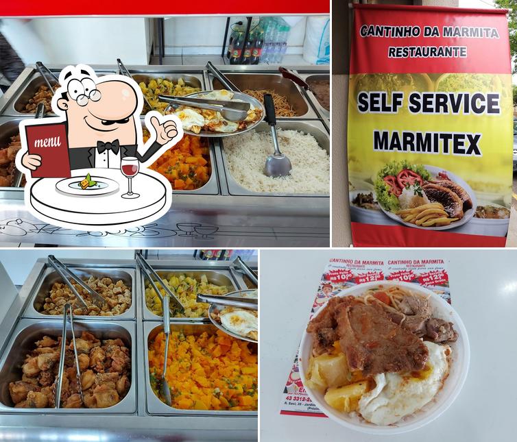Food at Cantinho da Marmita Restaurante