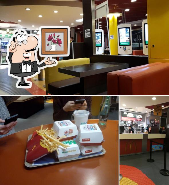 L'intérieur de McDonald's