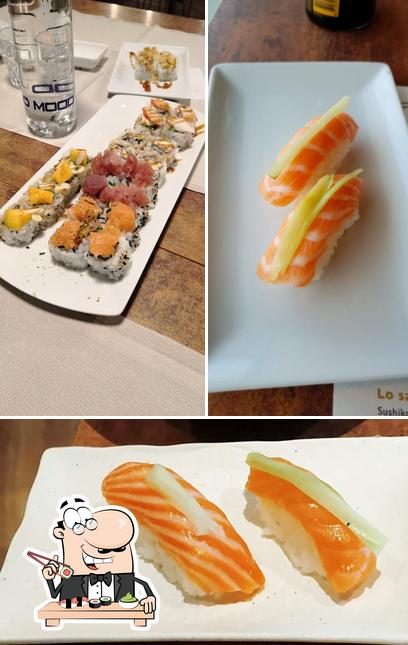 Scegli le diverse opzioni di sushi