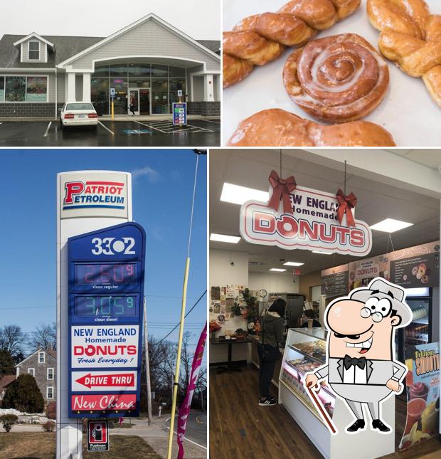 The exterior of New England Homemade Donuts