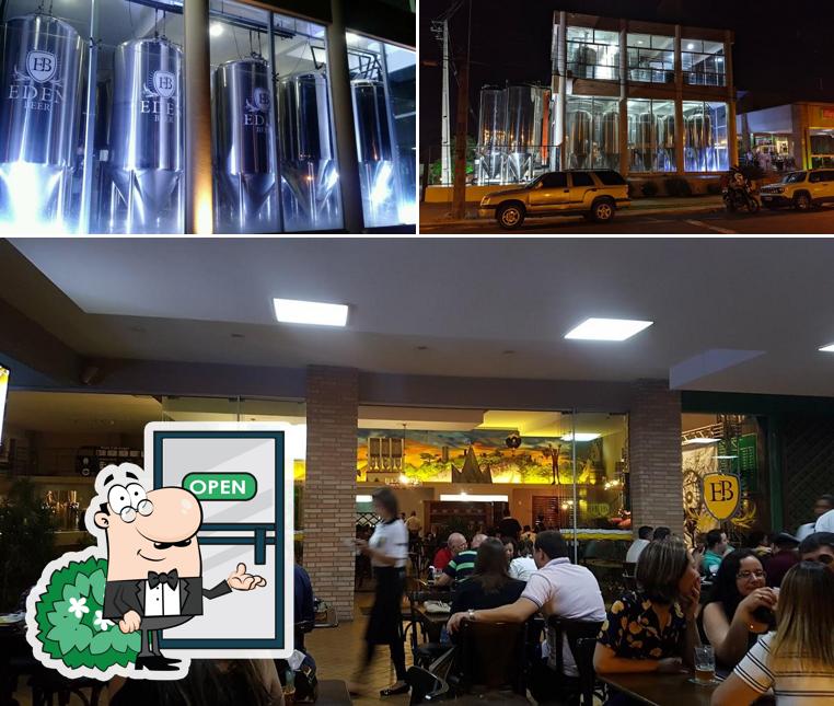Você pode espairecer no exterior Eden Beer