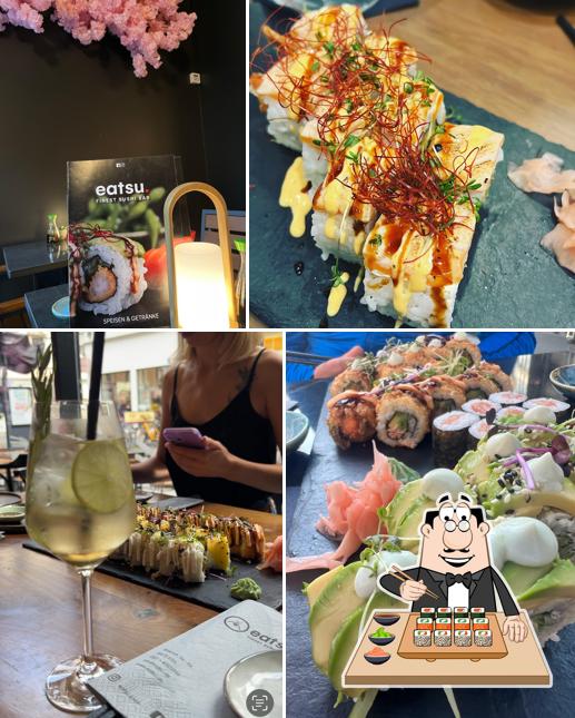 Les sushi sont disponibles à eatsu finest Sushi Bar