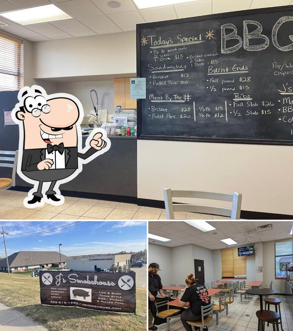 J's Smokehouse BBQ in Papillion Restaurant menu and reviews
