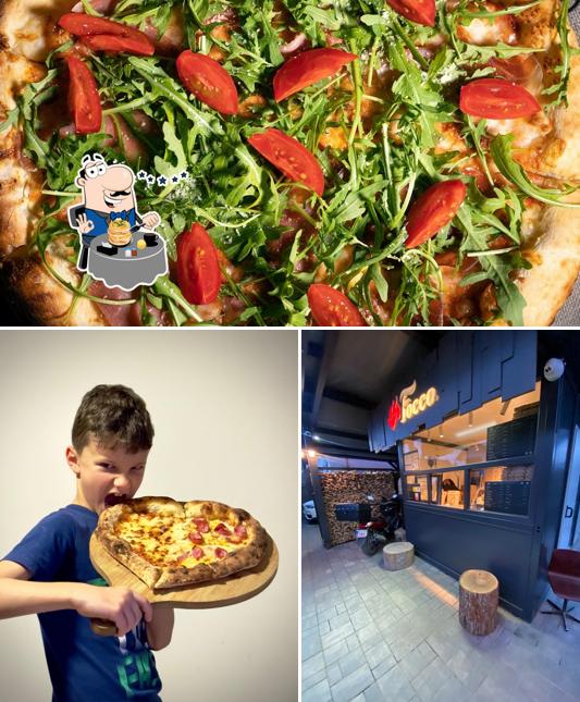 La photo de la nourriture et intérieur de Focco Pizza Iris’s