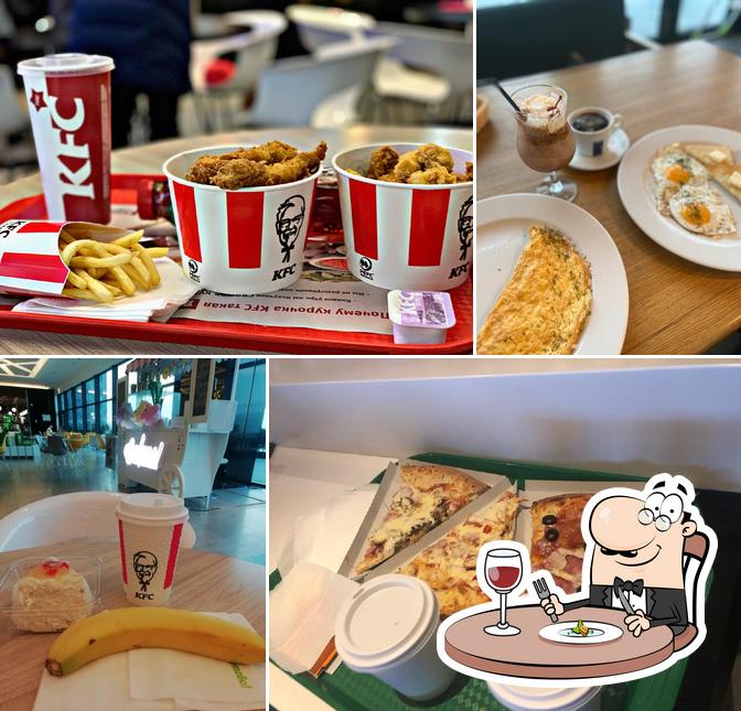 Food at KFC Galleria