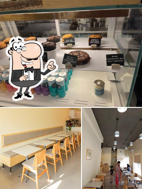 Blue Tokai Coffee Roasters Mohali is distinguished by interior and food