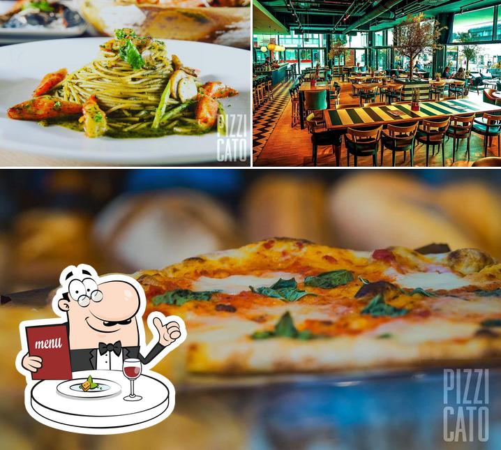 The photo of Pizzi Cato’s food and interior