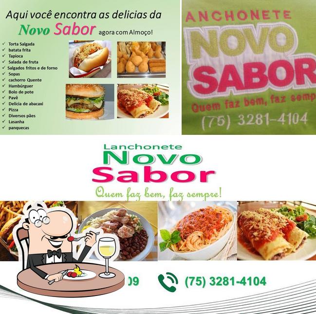 Comida em Lanchonete Novo Sabor