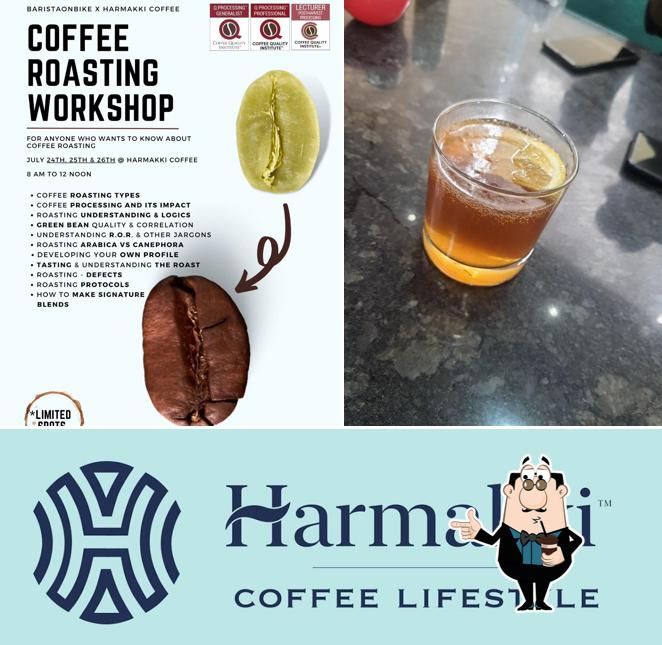 Enjoy a drink at Harmakki Coffee Company