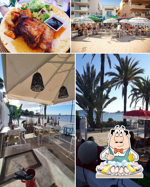 Toma marisco en Little Ibiza Restaurant and Bar