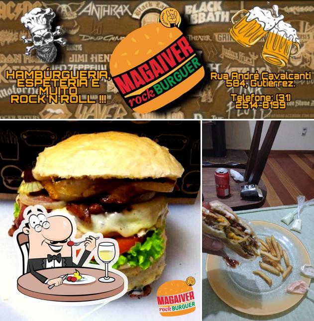 Comida em Magaiver Rock Burguer