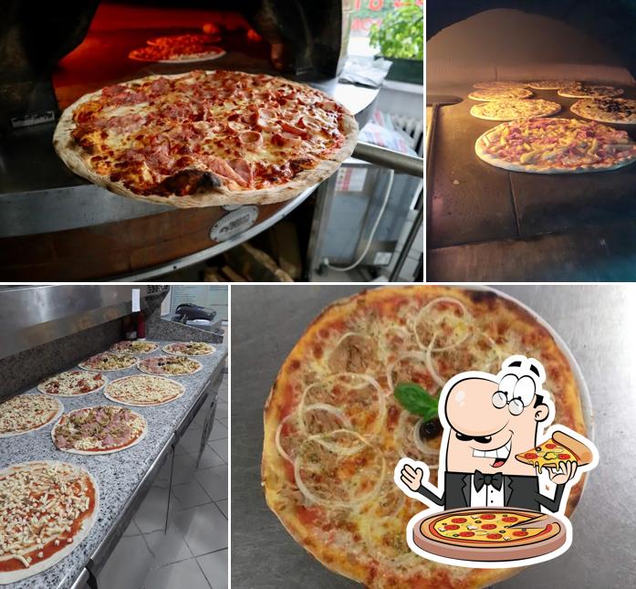 Scegli una pizza a Pizzeria del Lago