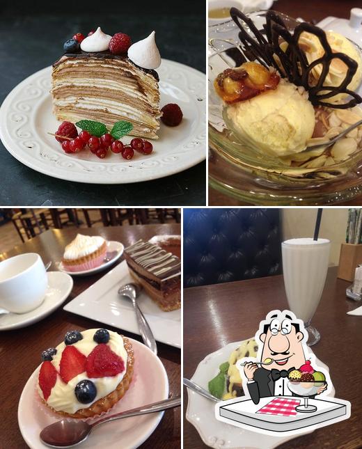 Pazzo serves a selection of desserts