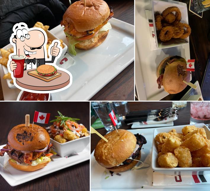 Try out a burger at The Canadian Brewhouse (Banff)