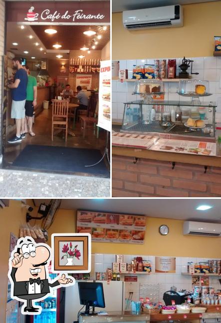 O interior do Café do Feirante HC