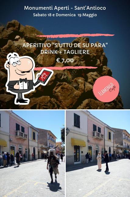 Gli esterni di Flamingo Cafè