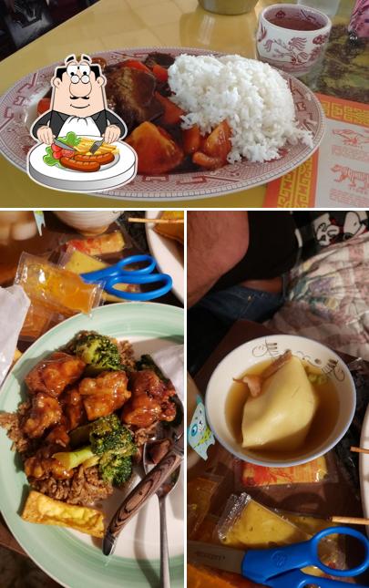 Food at Little China Restaurant