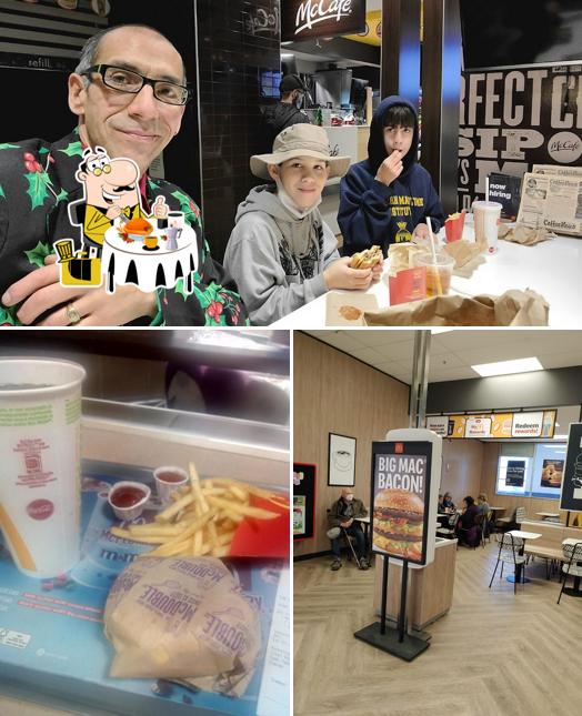 Las fotos de comida y interior en McDonald's