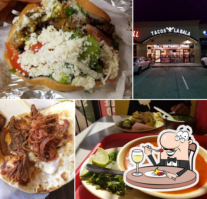 Tacos La Bala, 5800 Bellaire Blvd in Houston Restaurant menu and reviews