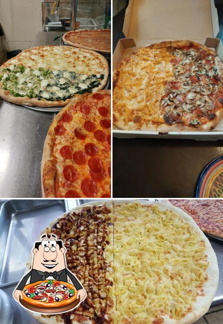Try out pizza at Tony's Pizzeria