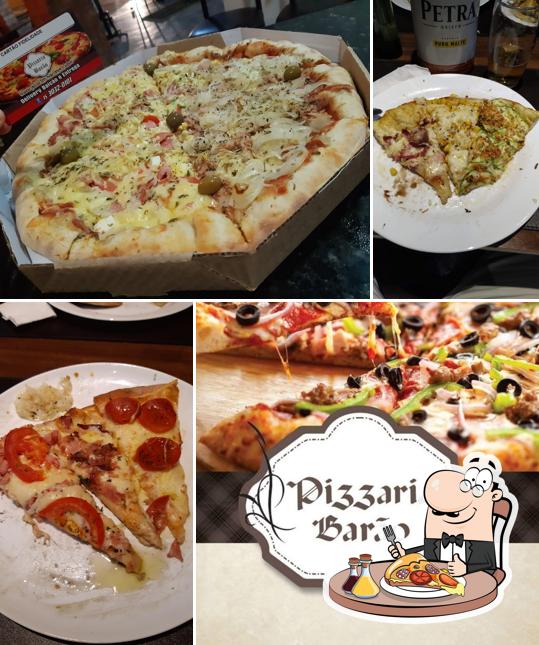 Escolha diferentes tipos de pizza