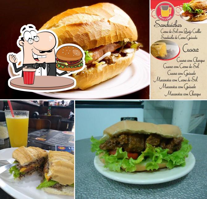 Peça um hambúrguer no Coffee e Chopp