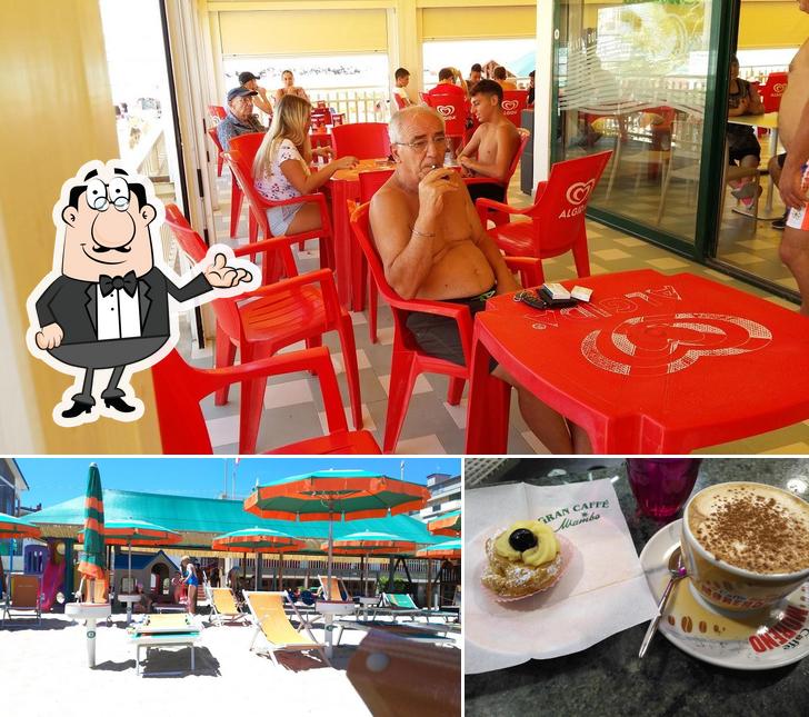 Dai un’occhiata alla foto che mostra la interni e bevanda di Gran Caffè Mambo