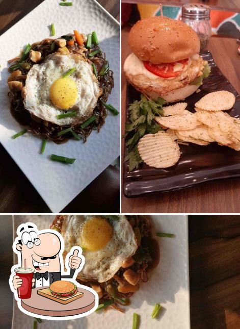 Try out a burger at Eaterniaa