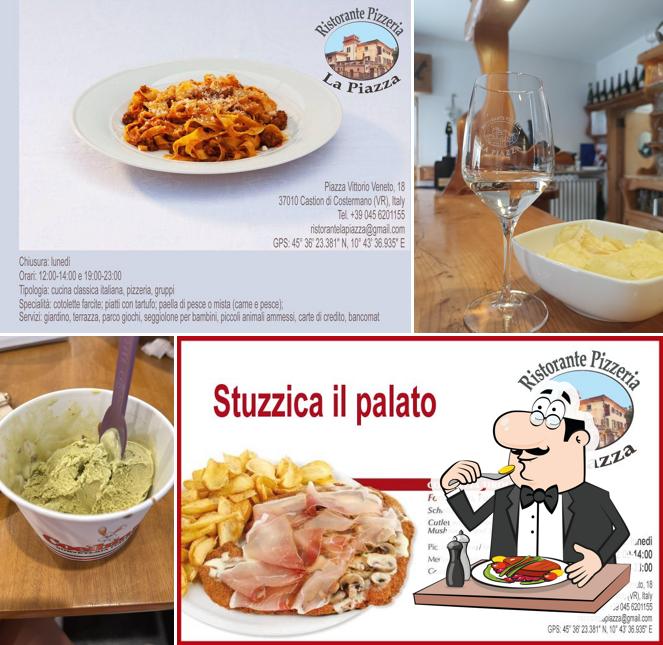 Cibo al Ristorante Pizzeria la Piazza s.n.c. di Turrina Matteo e Zanetti Gloria