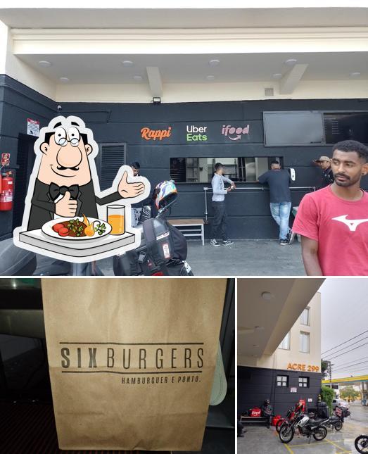 Entre diferentes coisas, comida e exterior podem ser encontrados a Six Burgers - Mooca