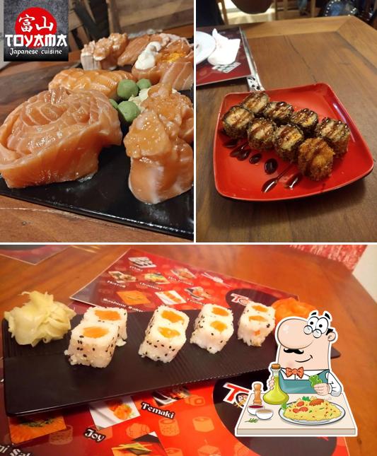 Comida em Toyama Sushi Bar