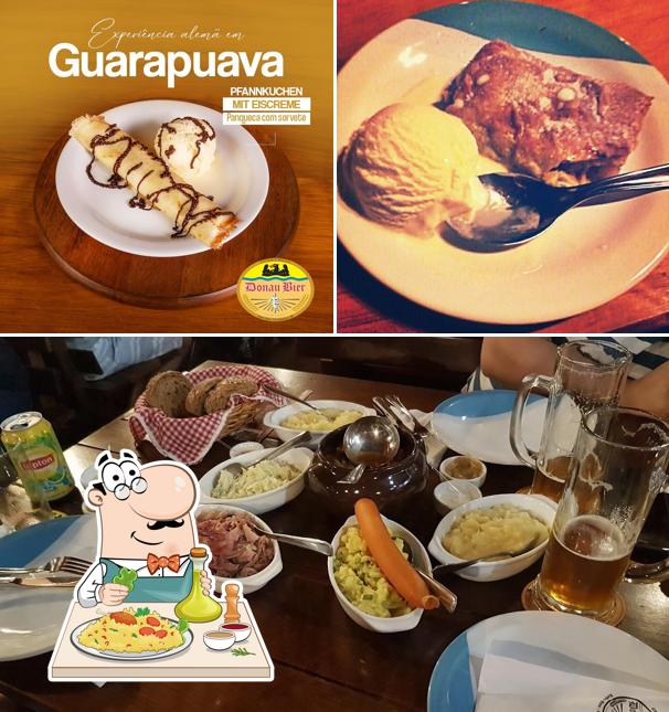 Platos en Cervejaria Donau Bier