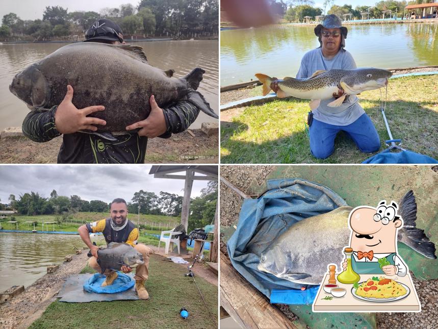 Comida em Pesqueiro Recanto dos Peixes