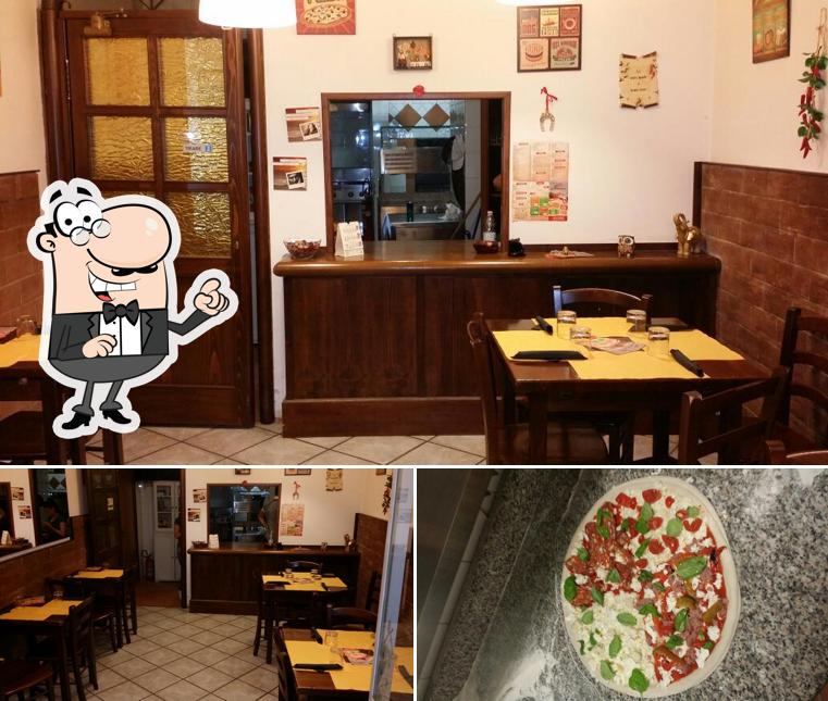 Questa è la immagine che presenta la interni e cibo di Dario e Simone srl Pizzeria Consegne a Domicilio